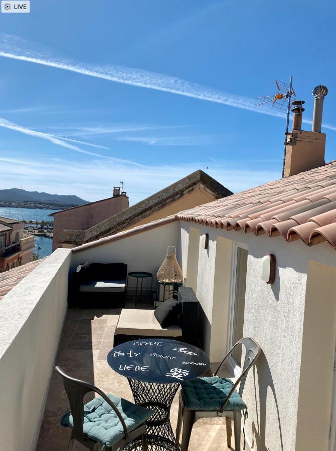 Les Nuits Etoilees, Studio Terrasse Apercu Mer, Tres Lumineux, Ac, 100M Du Port Sanary エクステリア 写真